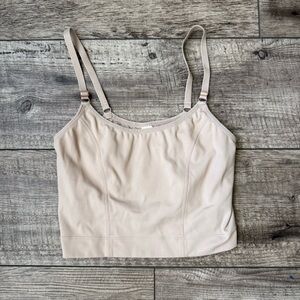 Davin & Adley cropped breastfeeding & pumping camisole